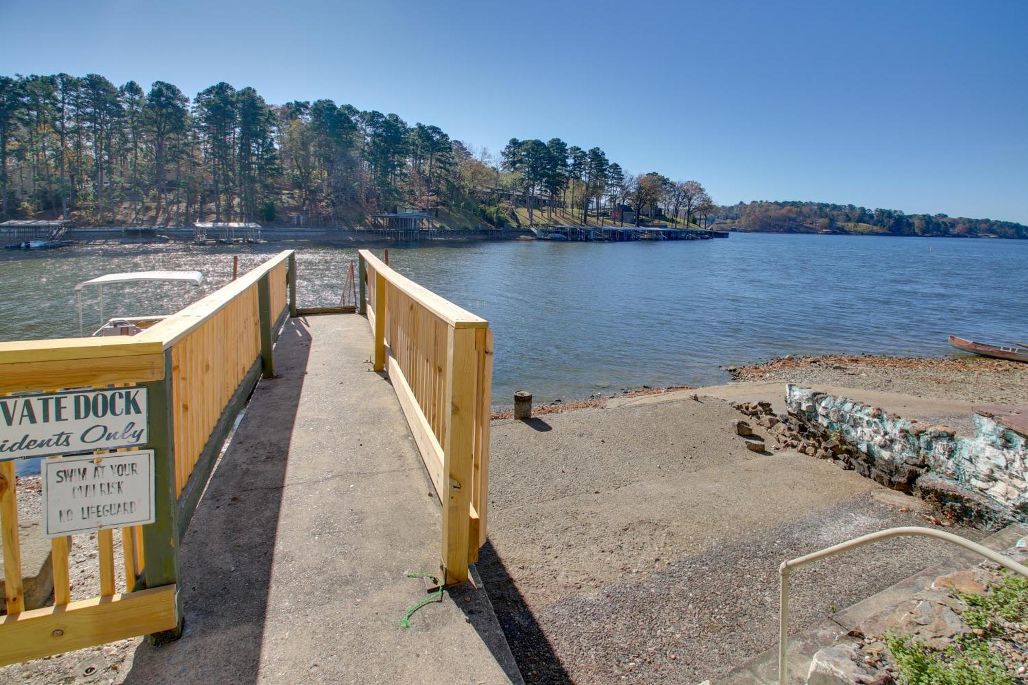 Hot Springs Condo With Lake Access And Boat Dock! Eksteriør billede